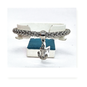 Mariner Anchor Charm Bracelet