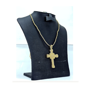 Faith Geometric Cross Pendant