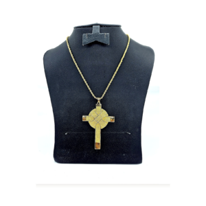 Compass Cross Medallion Necklace