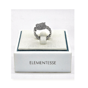 Panthera Crystal Chain Ring
