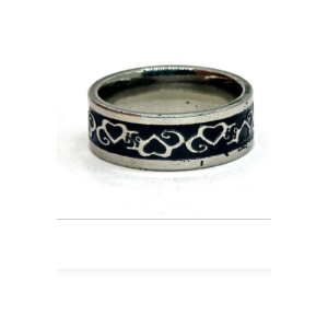 Amour Heart Enamel Band