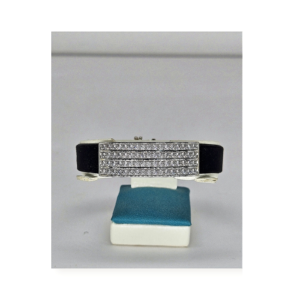 Noir Crystal Quad-Row Bracelet