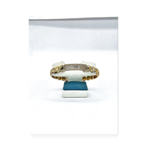 Celine Gold Mesh-Link Bracelet