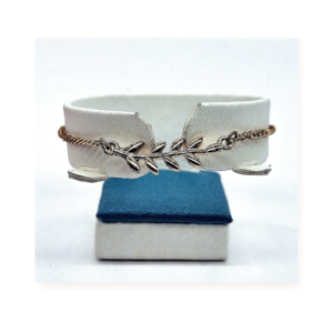 Olive Branch Chain Bracelet