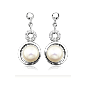 Luna Pearl Drop Earrings