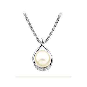 Luna Swirl Pearl Pendant