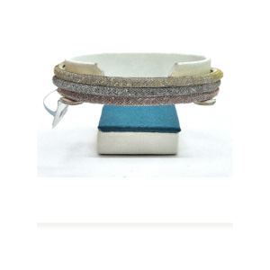 Trinity Mesh Bangle Set